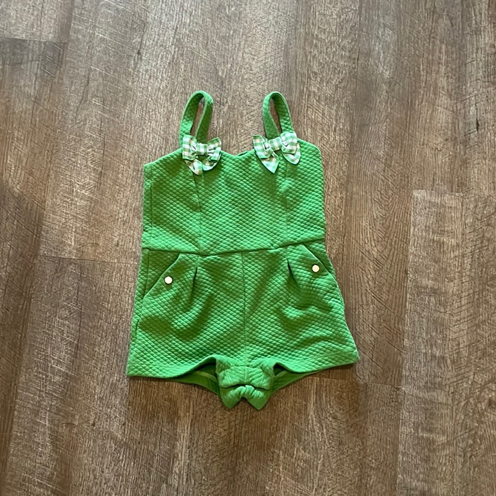 Jamie & Jack Green Shorts Jumper 18-24M